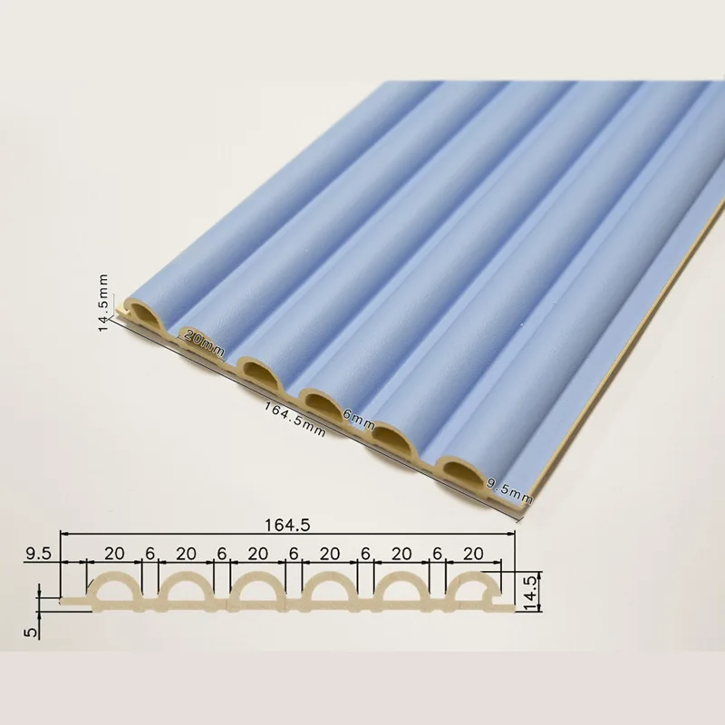 156 แผงร่องครึ่งวงกลม 6 กริดกลวง