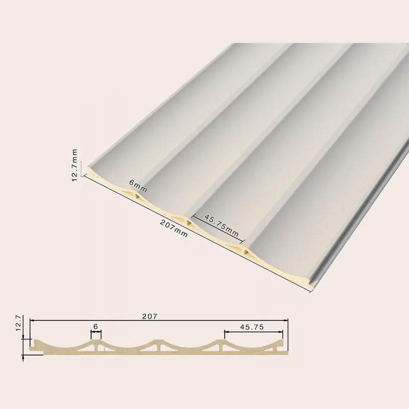 207 แผงร่อง 4 กริดแบบฝังกลวง