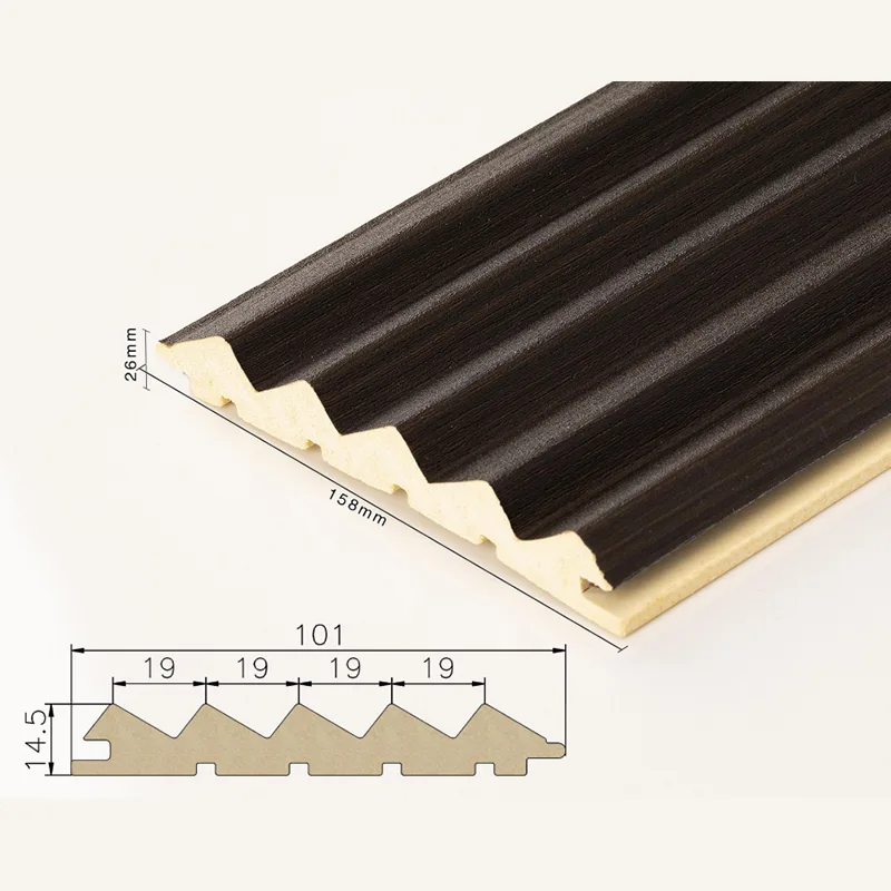 แผงร่อง 5 กริดรูปทรงพิเศษทึบ 95