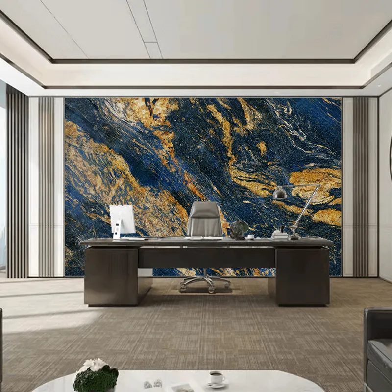 แผงผนังพื้นหลังหินอ่อนซีรีย์หินหรูหรา