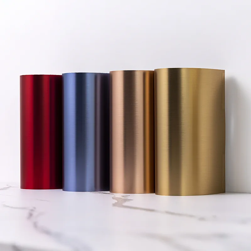 แผ่นผนังไฟเบอร์ไม้ไผ่เนื้อแข็งเนื้อโลหะ PET